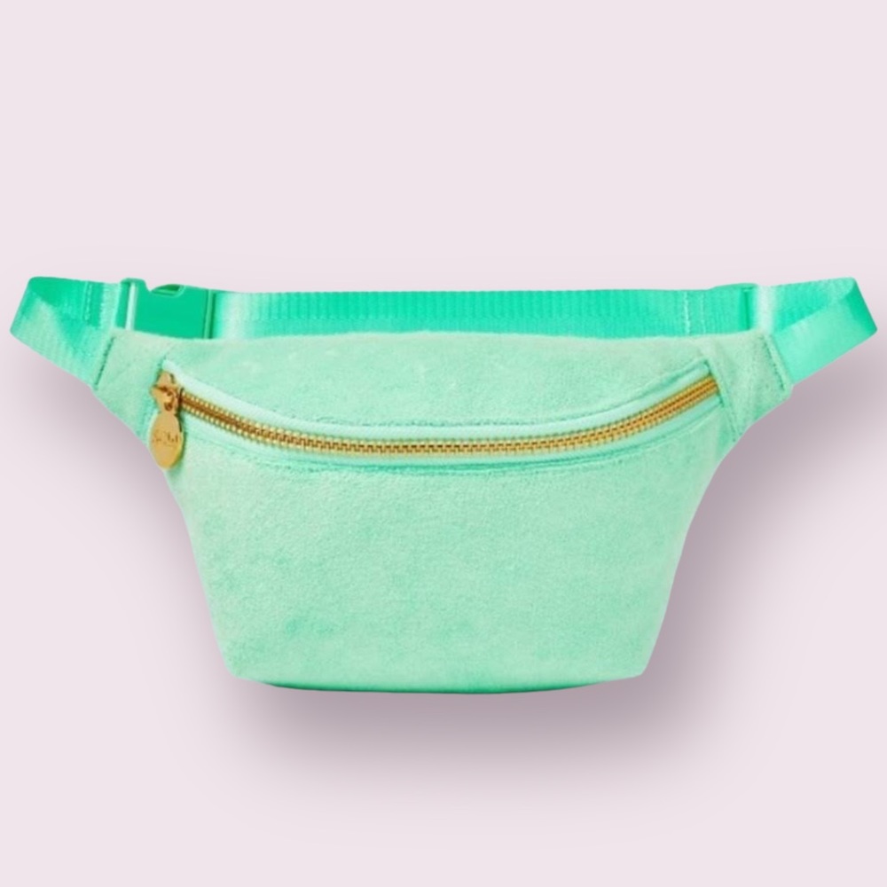 Stoney Clover Lane x Target Light Green Gold Terry Cloth Fanny Pack